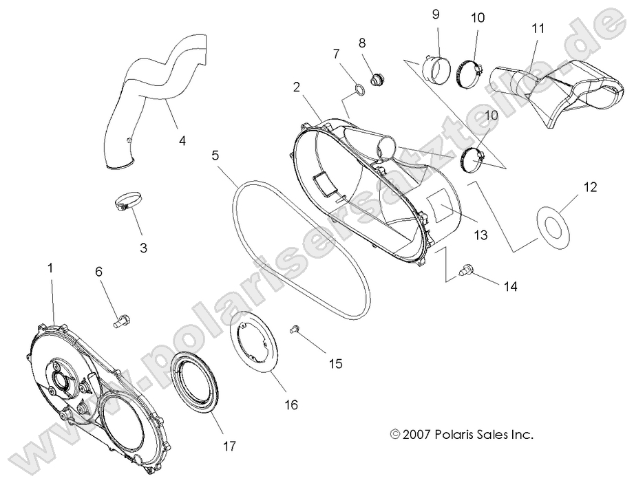 BODY, CLUTCH COVER BODY, CLUTCH COVER