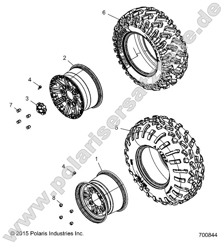 Wheels, Rear Wheels, Rear