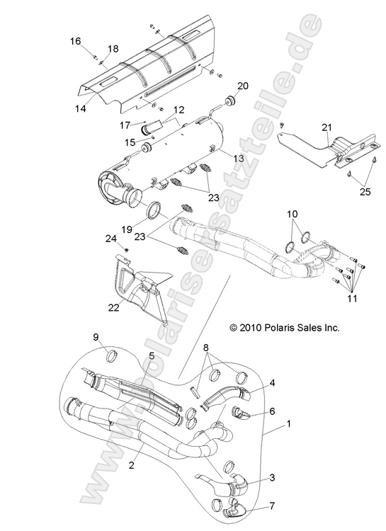 ENGINE, EXHAUST SYSTEM ENGINE, EXHAUST SYSTEM