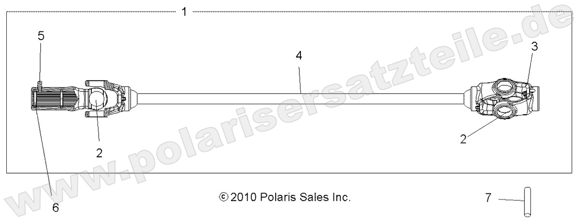 DRIVE TRAIN, FRONT PROP SHAFT DRIVE TRAIN, FRONT PROP SHAFT