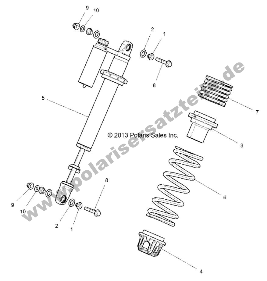 SUSPENSION, FRONT SHOCK MOUNTING SUSPENSION, FRONT SHOCK MOUNTING