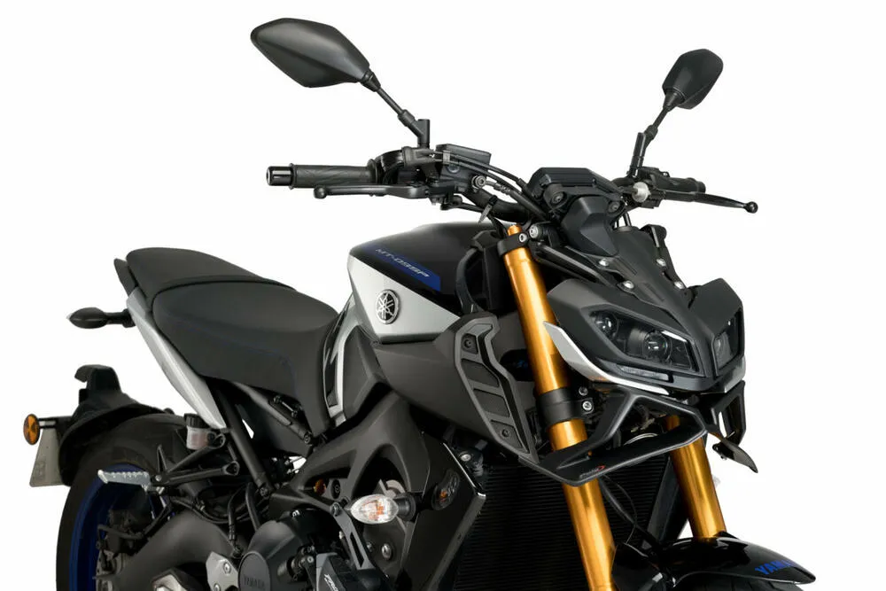 Puig-Naked-Front-Downforce-Spoiler-mattschwarz-Yamaha-MT-09-2017-20-3482J-2 Puig Naked Front Downforce Spoiler - mattschwarz - Yamaha MT-09 /SP 2017-20 - 3482J
