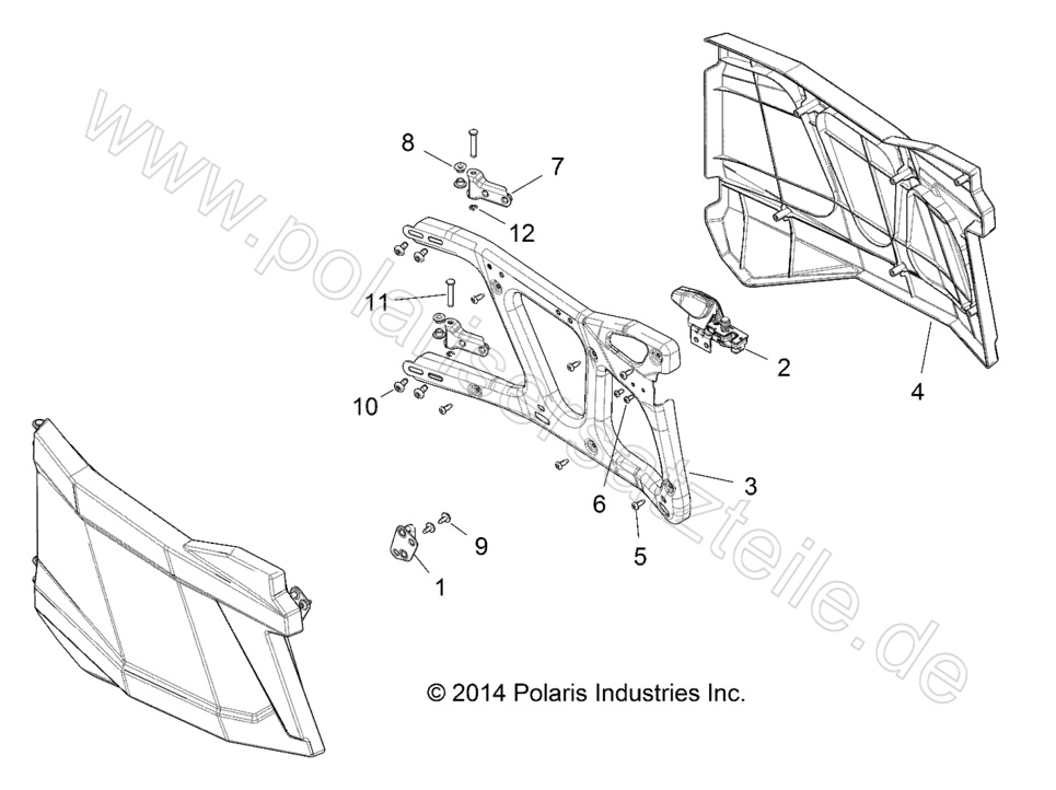 BODY, DOORS, REAR BODY, DOORS, REAR