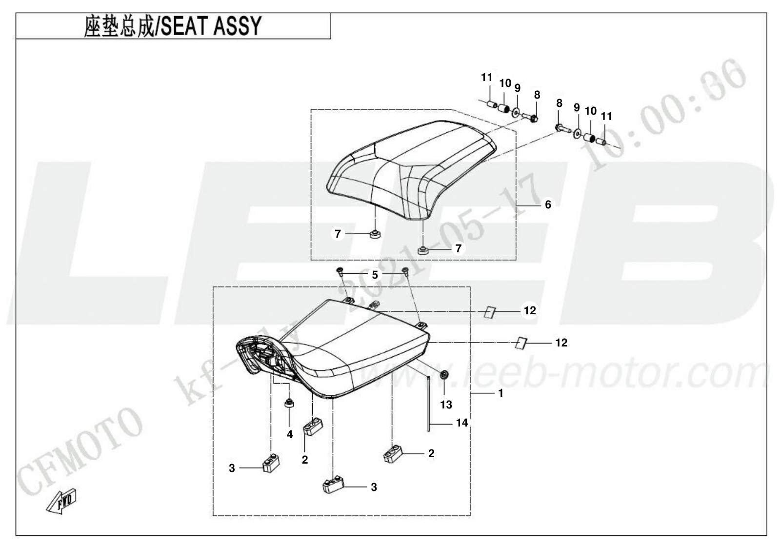 F13-B SEAT ASSY(EXPLORE EDITION)