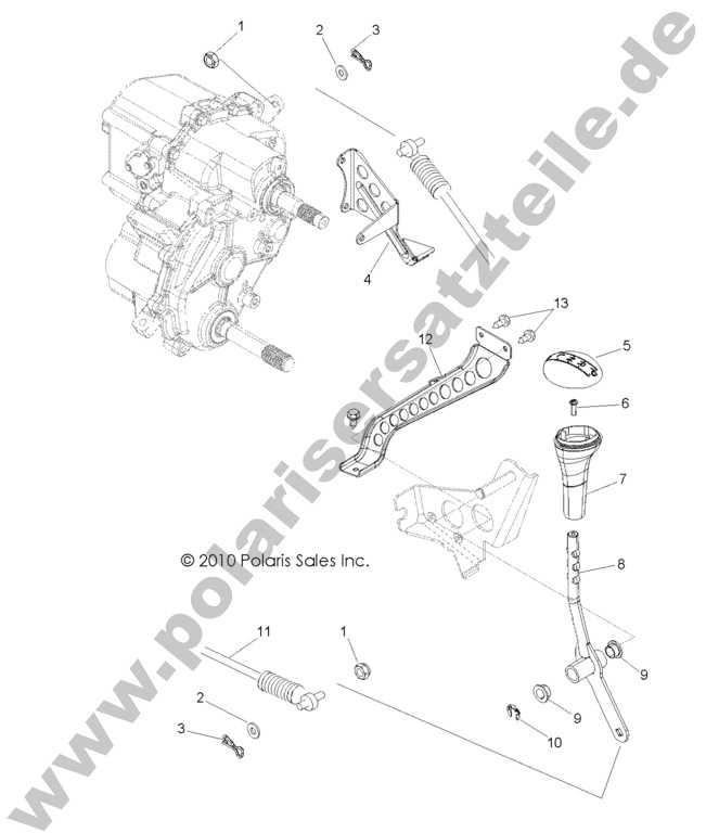 DRIVE TRAIN, GEAR SELECTOR DRIVE TRAIN, GEAR SELECTOR