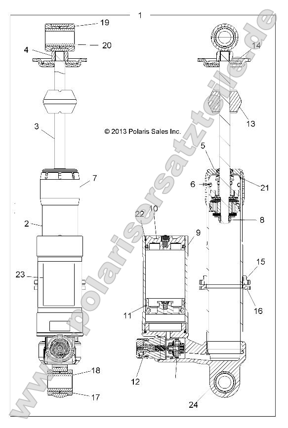 Suspension, Shock, Front