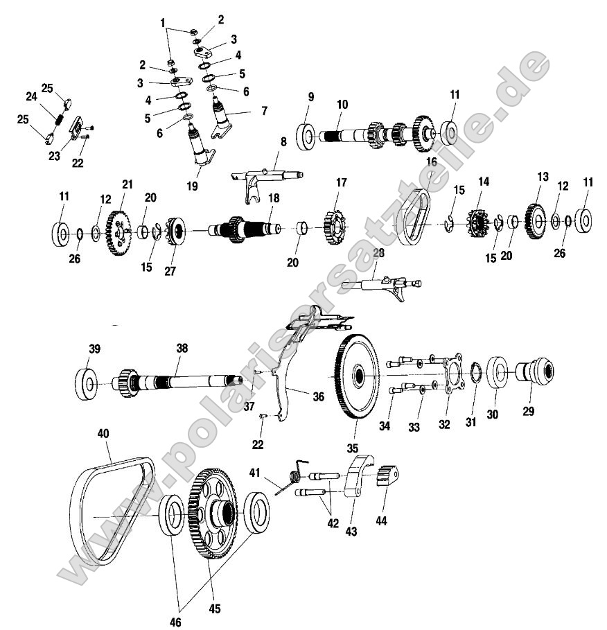 Gearcase (Internal Components) Gearcase (Internal Components)
