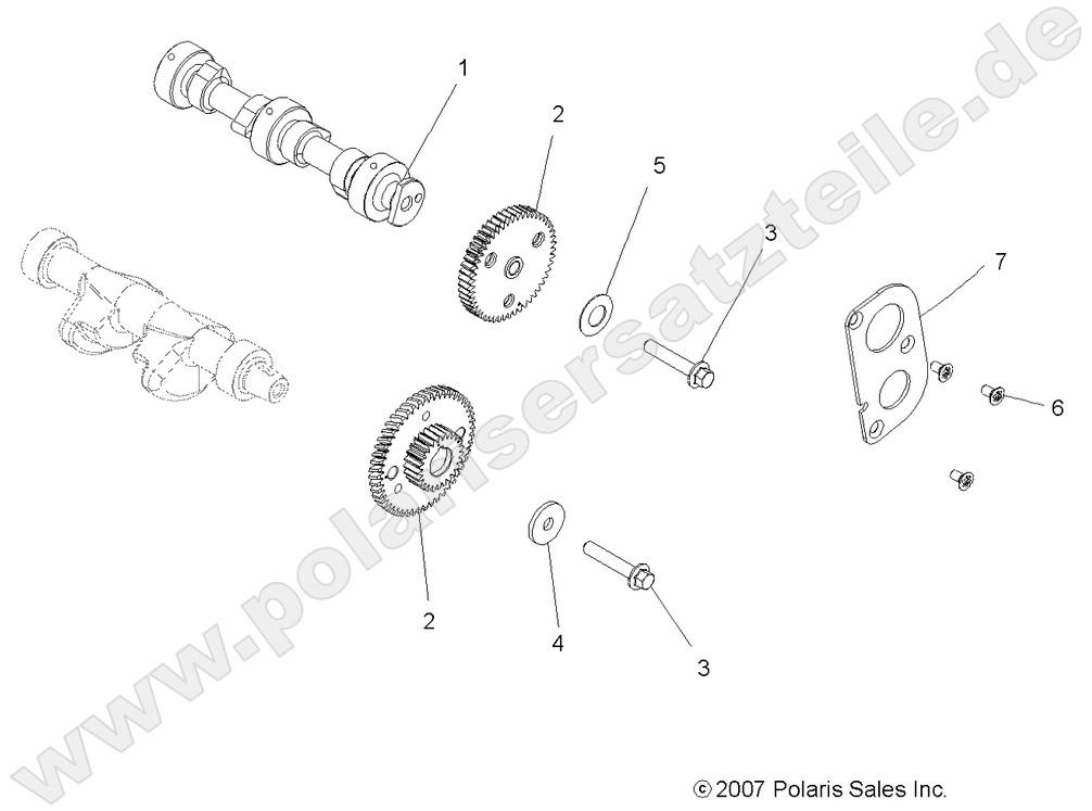 ENGINE, CAMSHAFT and GEARS ENGINE, CAMSHAFT and GEARS