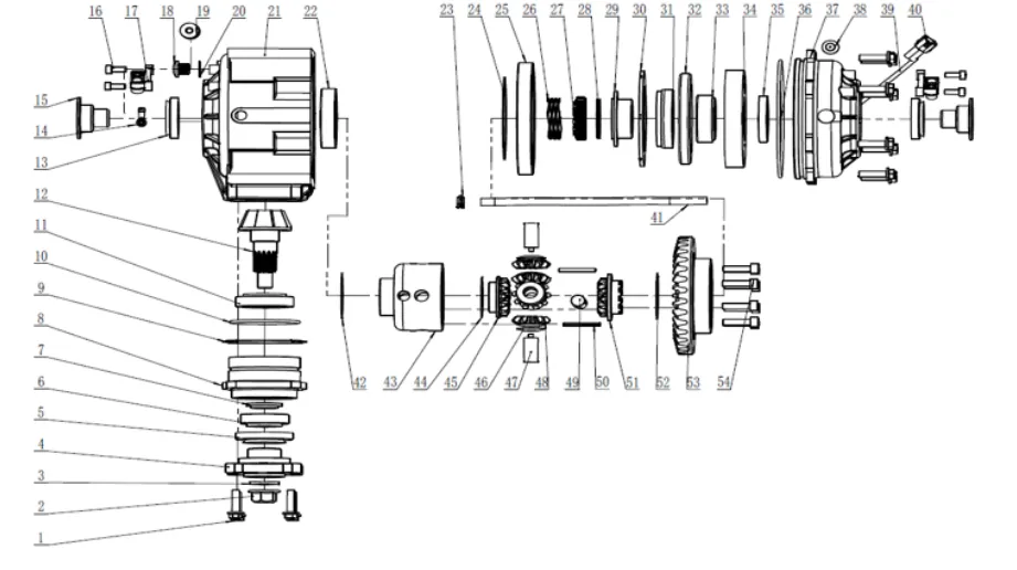 Differentialgetriebe hinten 2 Differentialgetriebe hinten 2