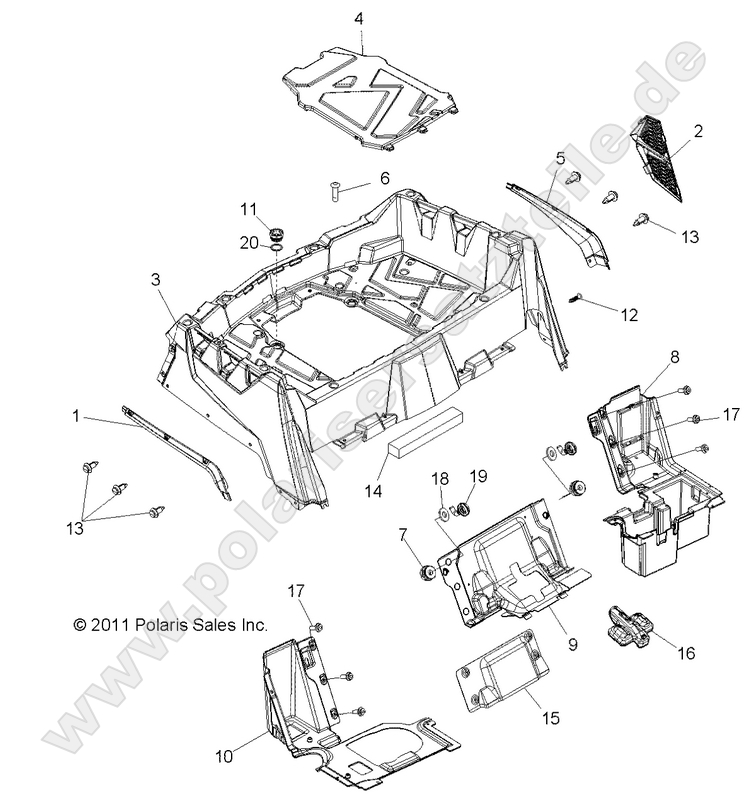 BODY, REAR RACK and FENDERS BODY, REAR RACK and FENDERS