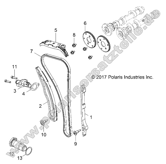 Engine, Cam Chain and Tensioner Engine, Cam Chain and Tensioner