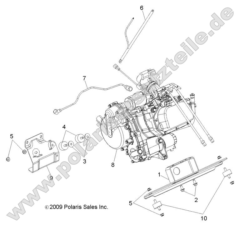 Engine, Mounting