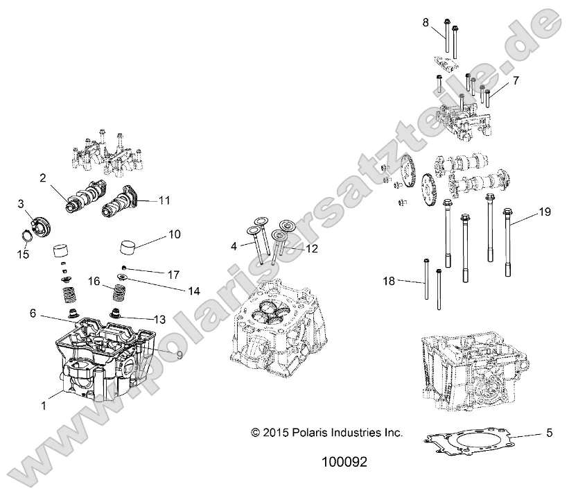 Engine, Cylinder Head, Cams and Valves