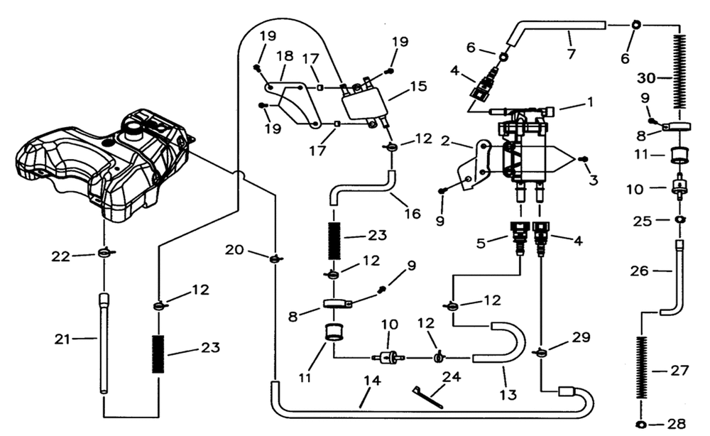 Einzelteile Kraftstoffsystem & Kraftstoffpumpe