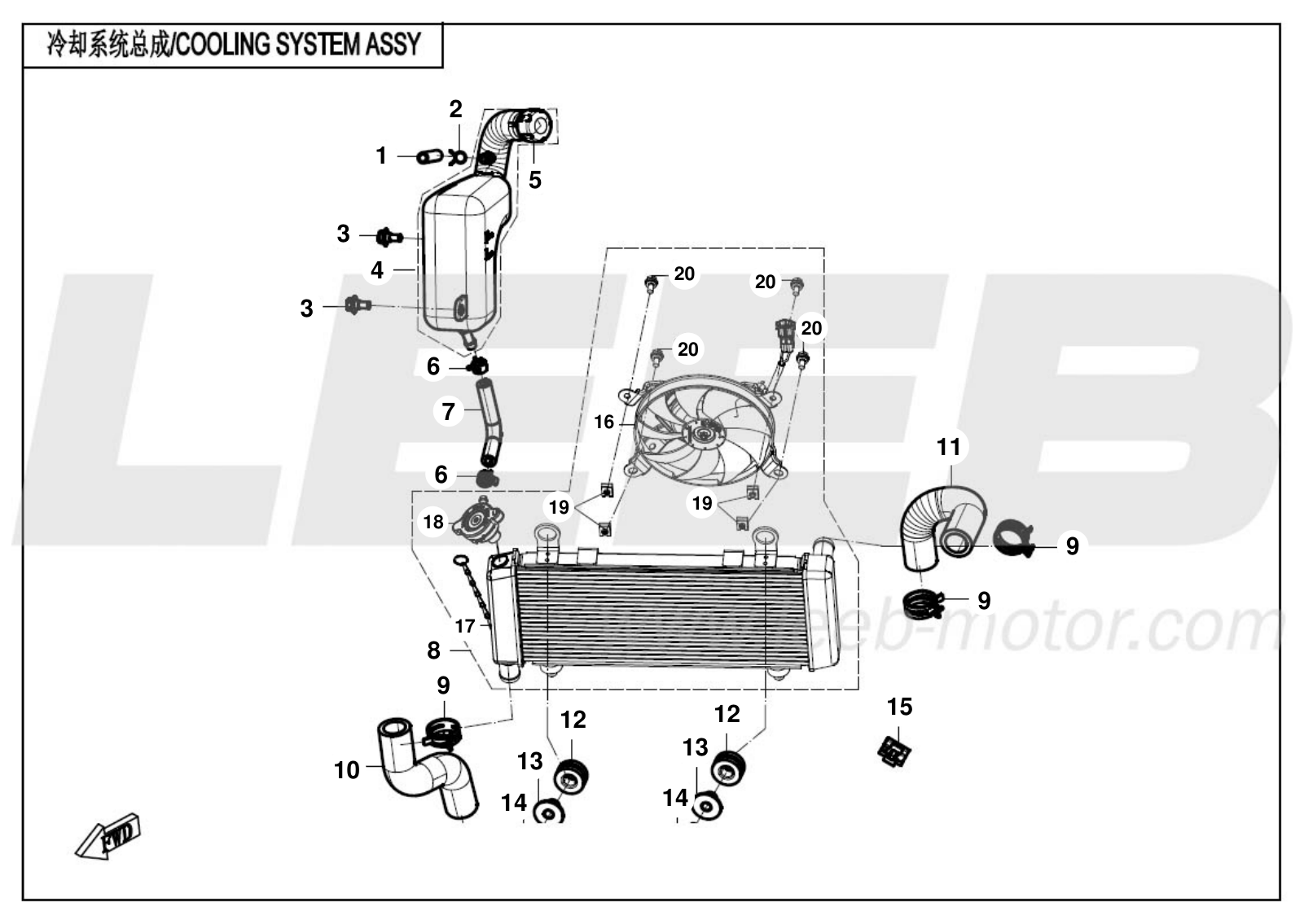 25-CF700-9AH-F18 COOLING SYSTEM 25-CF700-9AH-F18 COOLING SYSTEM