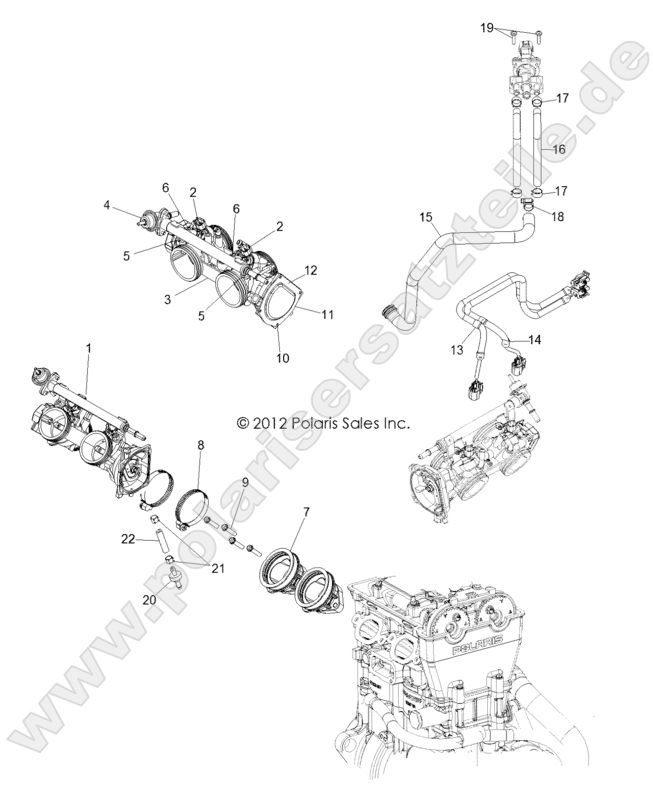 ENGINE, THROTTLE BODY and INJECTOR