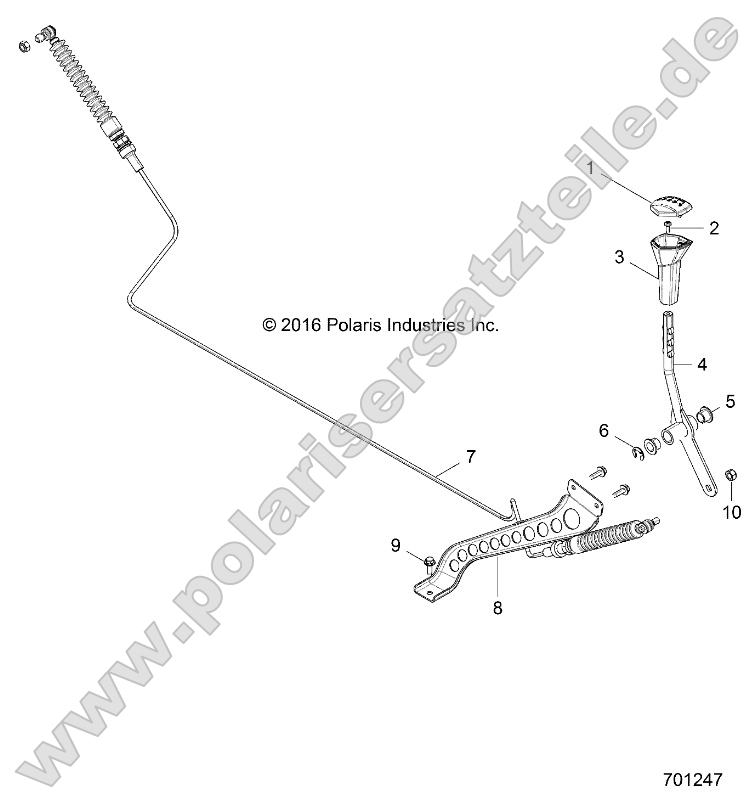 Drive Train, Gear Selector Drive Train, Gear Selector