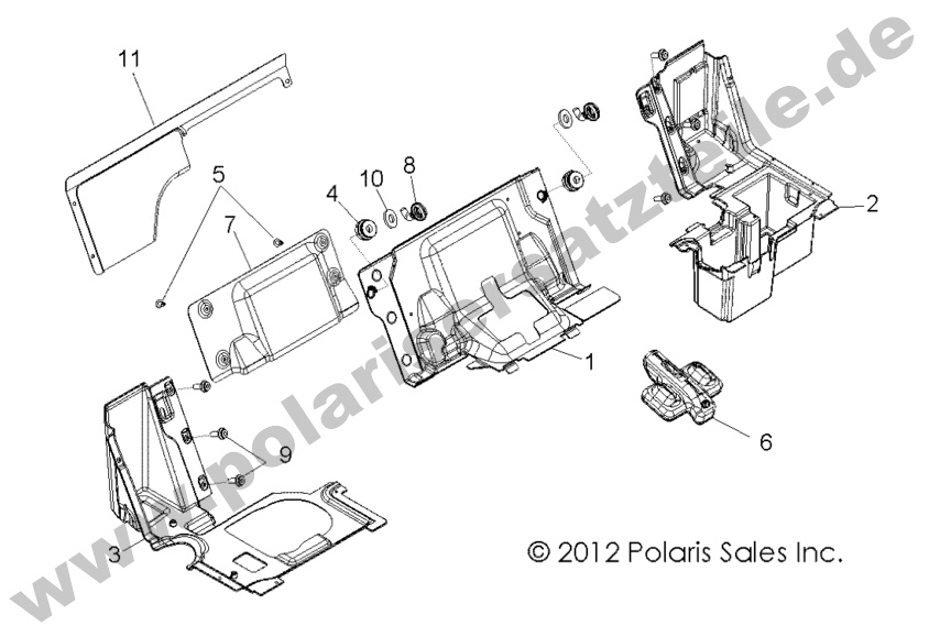 BODY, SEAT DIVIDER BODY, SEAT DIVIDER