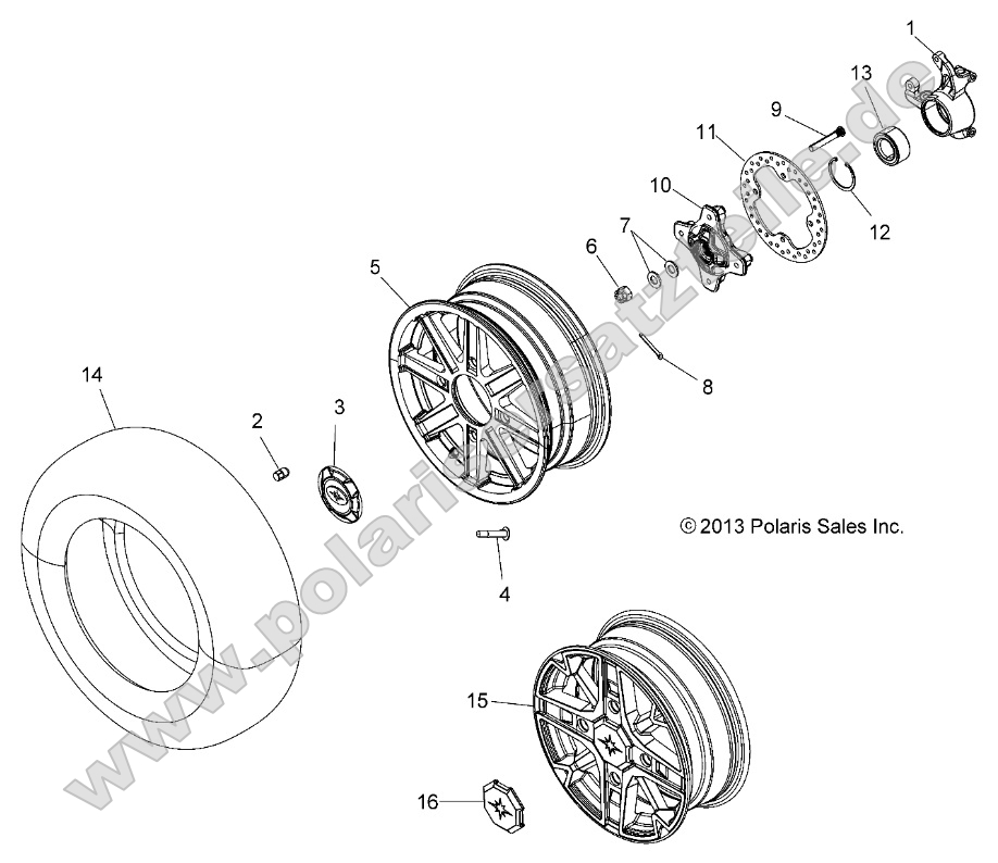 Wheels, Front and Hub