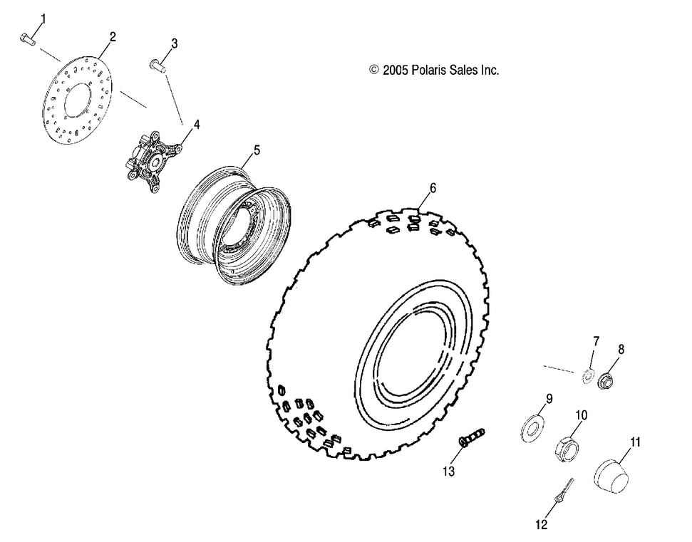 WHEEL, FRONT
