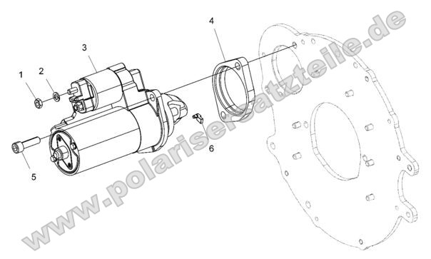 Engine, Starter Motor Engine, Starter Motor