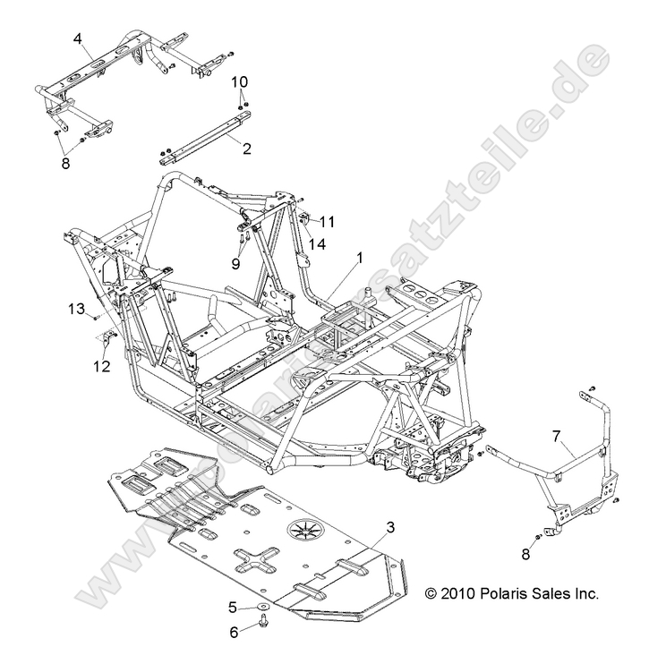 CHASSIS, MAIN FRAME and SKID PLATE CHASSIS, MAIN FRAME and SKID PLATE