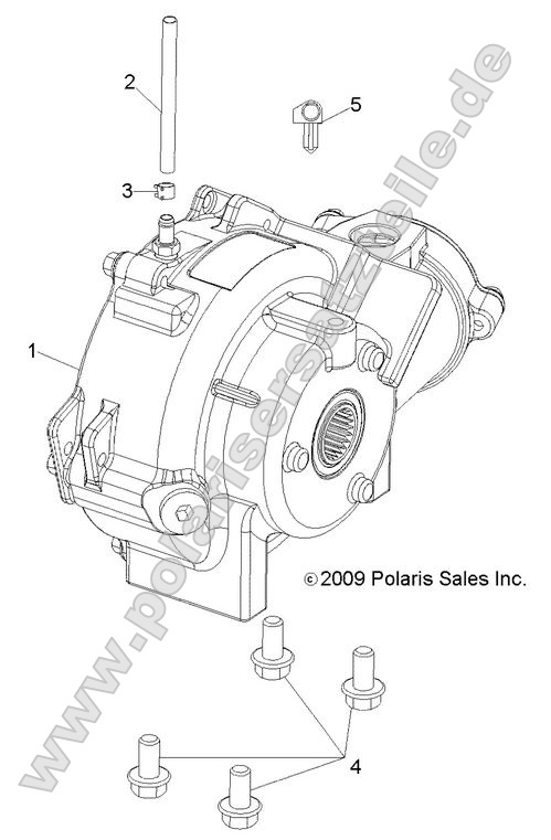 Drive Train, Front Gearcase Mounting