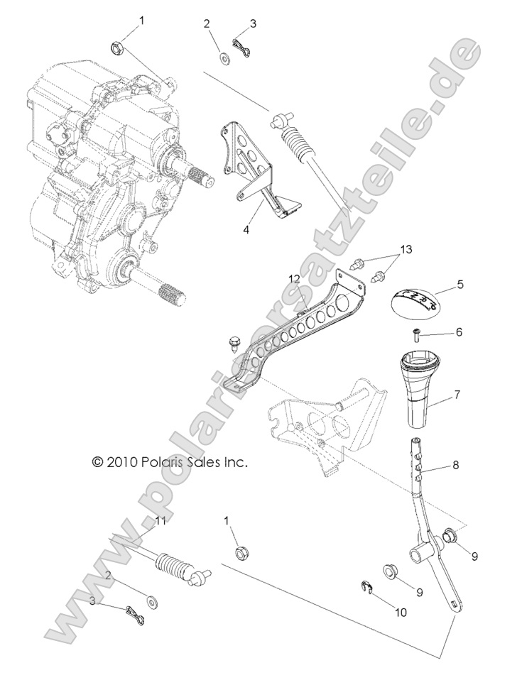 DRIVE TRAIN, GEAR SELECTOR DRIVE TRAIN, GEAR SELECTOR