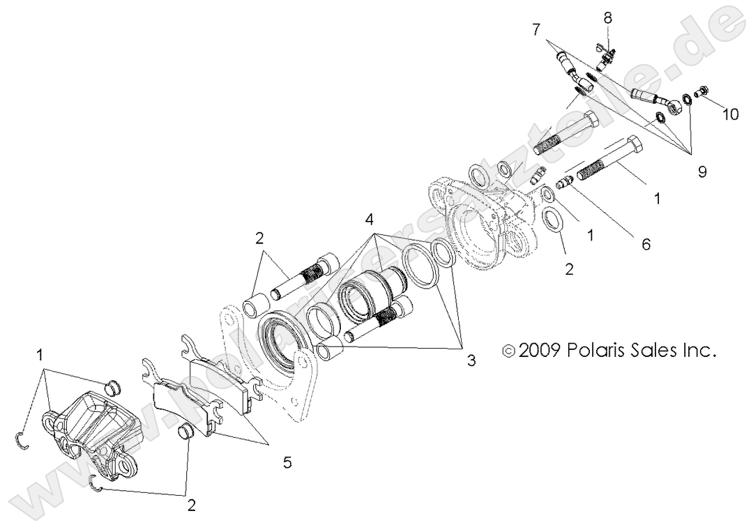 BRAKES, REAR CALIPER BRAKES, REAR CALIPER