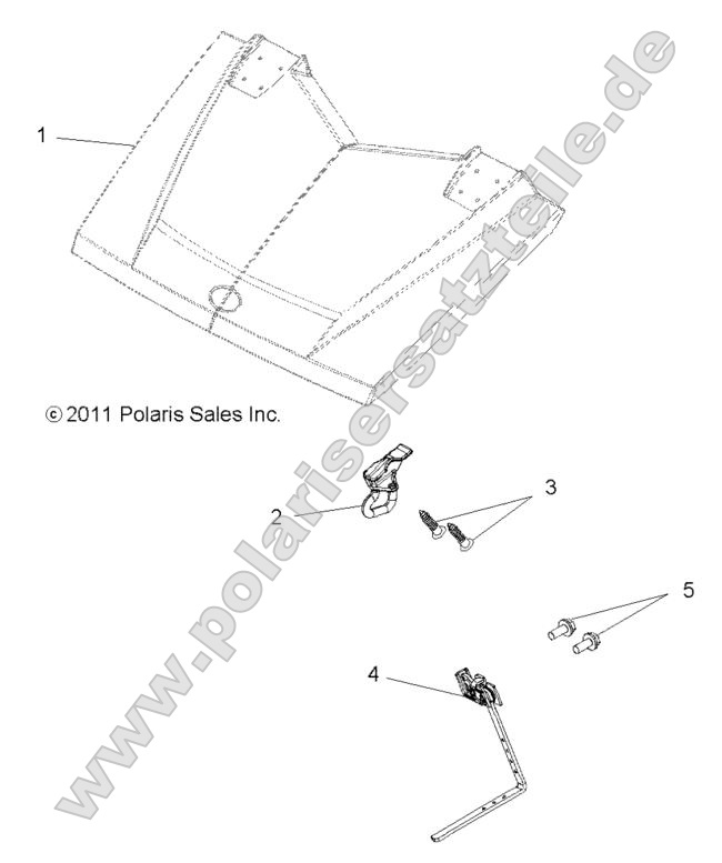 Body, Hood Latch