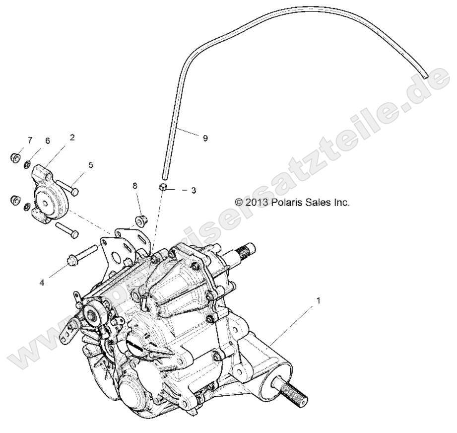 DRIVE TRAIN, MAIN GEARCASE MOUNTING DRIVE TRAIN, MAIN GEARCASE MOUNTING