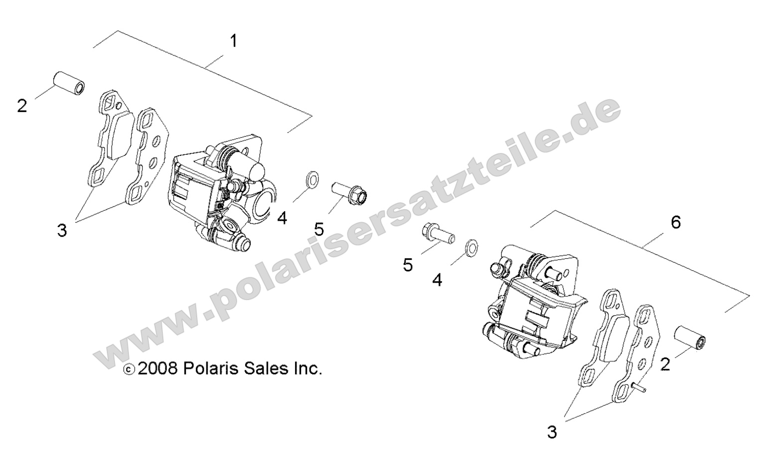 BRAKES, CALIPER, FRONT BRAKES, CALIPER, FRONT