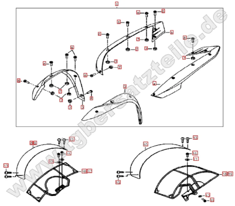 Kotflügelverbreiterung-Kotflügel vo. und hi.