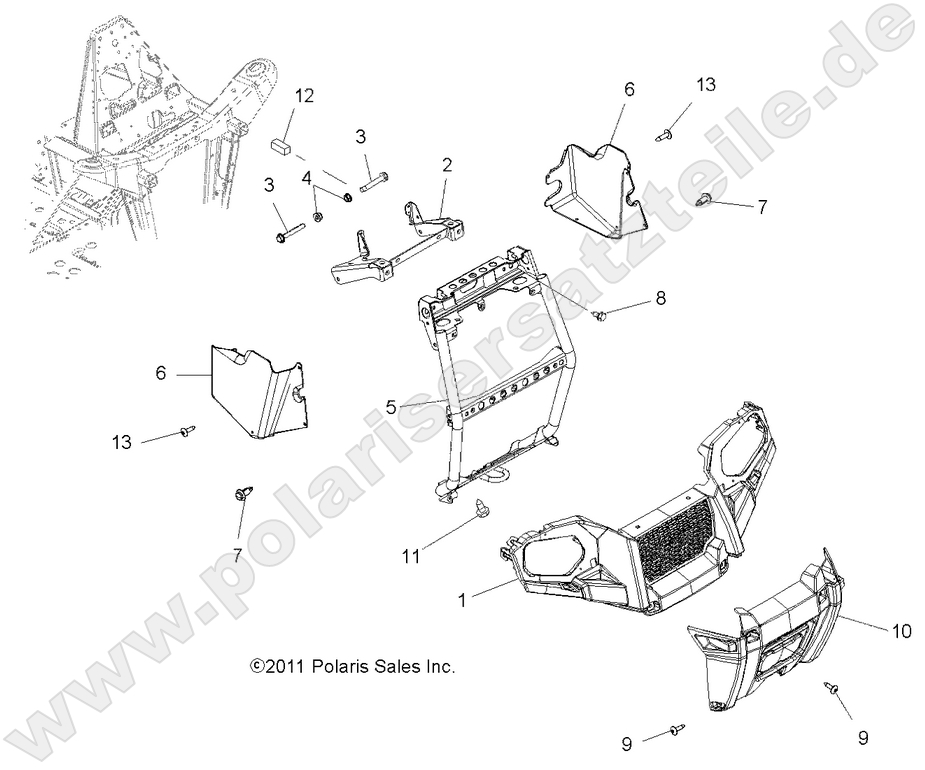 BODY, FRONT BUMPER and MOUNTING BODY, FRONT BUMPER and MOUNTING