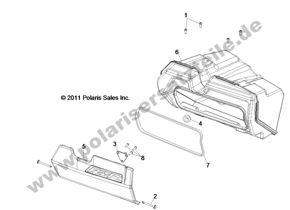 BODY, GLOVEBOX BODY, GLOVEBOX