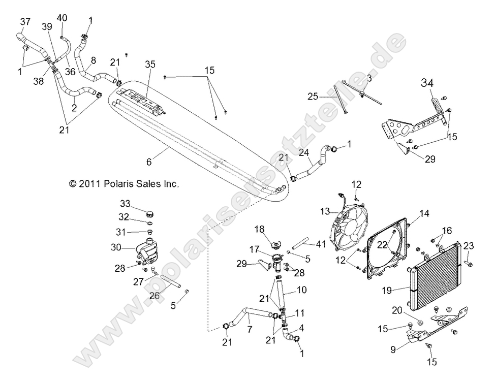 ENGINE, COOLING SYSTEM ENGINE, COOLING SYSTEM