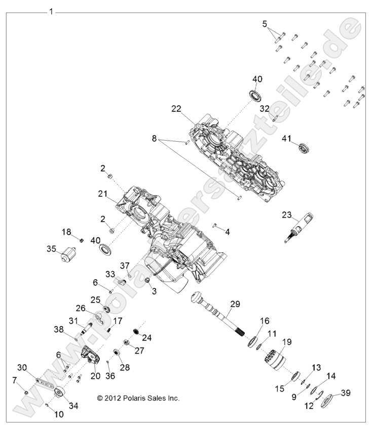 Drive Train, Main Gearcase Drive Train, Main Gearcase