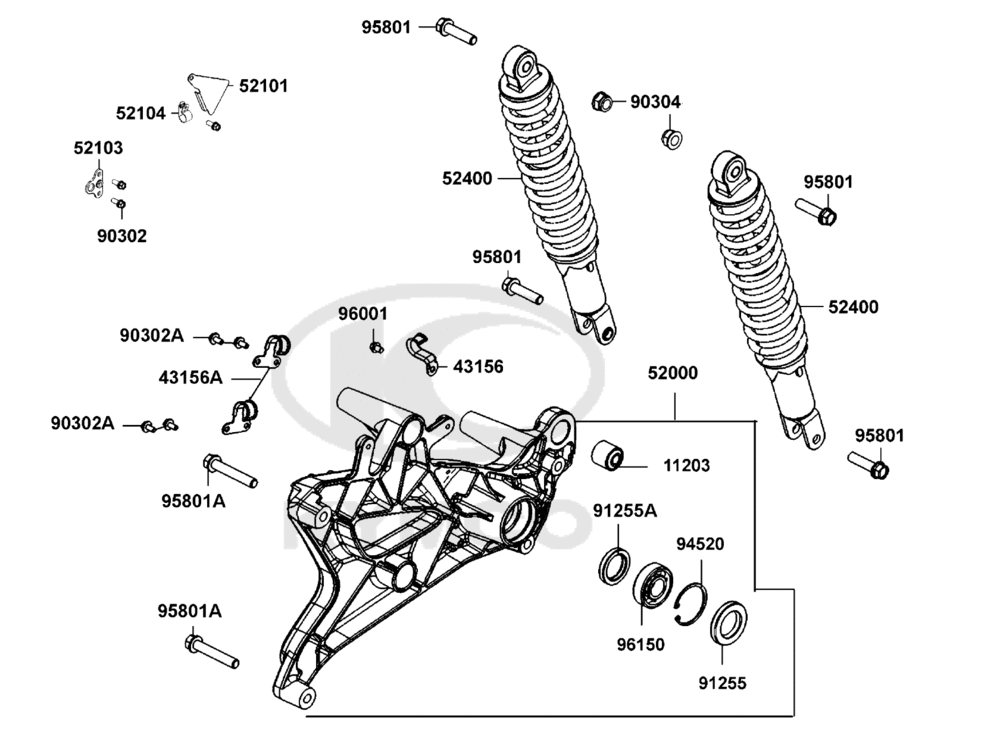 Stossdämpfer hinten Stossdämpfer hinten