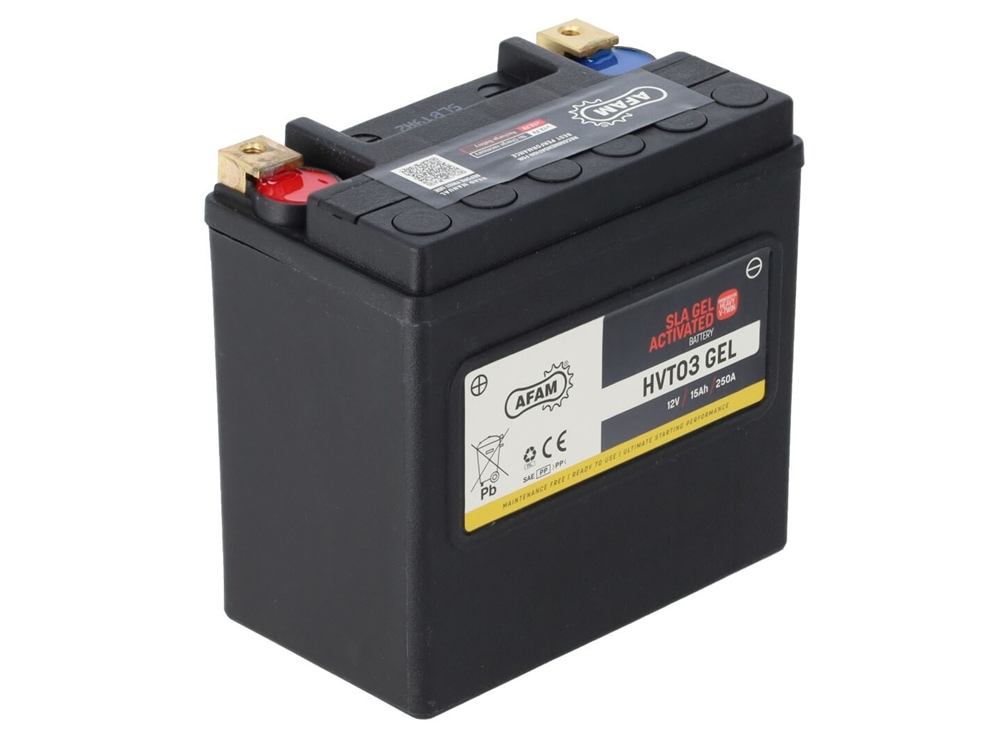 AFAM HVT 03 GEL SLA Batterie 12V 15AH 250A - Einbaufertig (65958-04 YTX14L-BS HVT03) AFAM HVT 03 GEL SLA Batterie 12V 15AH 250A - Einbaufertig (65958-04 YTX14L-BS HVT03)