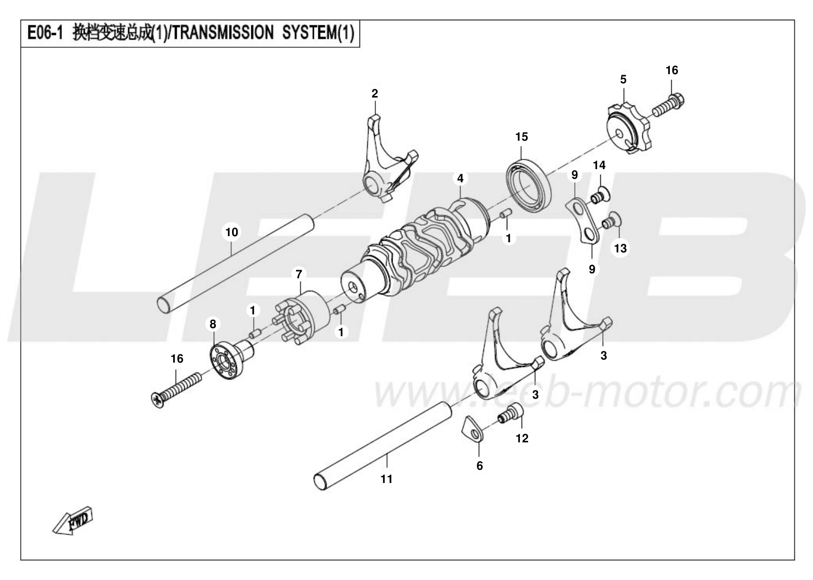 25-CF700-9AH-E06-1 TRANSMISSION SYSTEM(1) 25-CF700-9AH-E06-1 TRANSMISSION SYSTEM(1)
