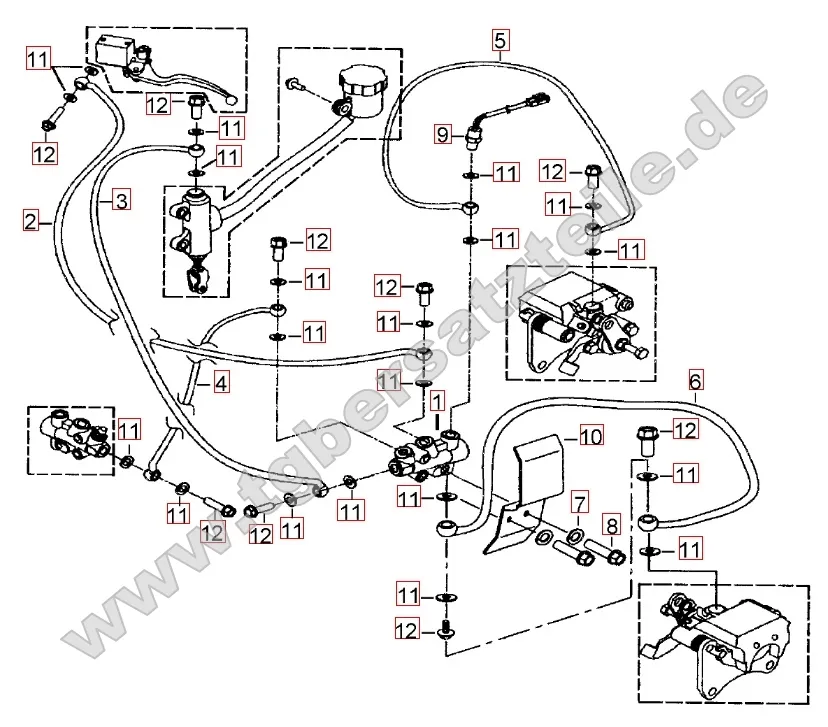 Bremsanlage hinten Bremsanlage hinten