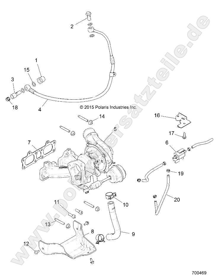 ENGINE, TURBO CHARGER MOUNTING ENGINE, TURBO CHARGER MOUNTING