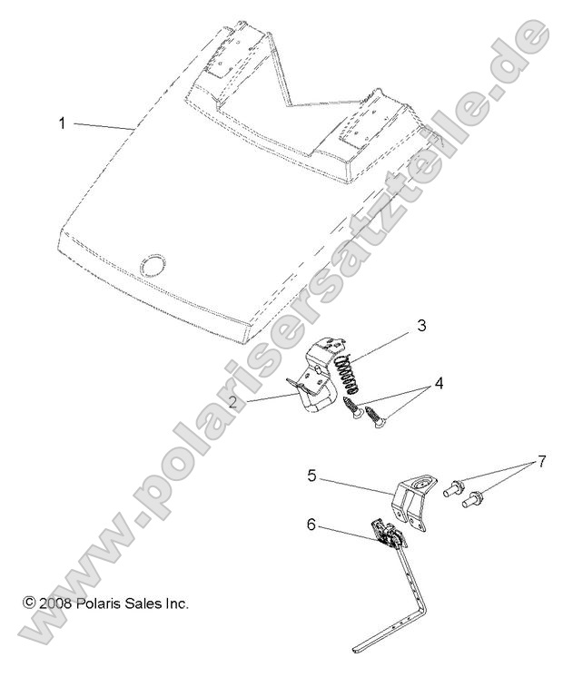 Body, Hood Latch