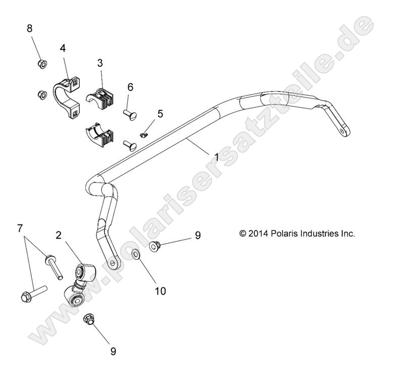 SUSPENSION, STABILIZER BAR, REAR SUSPENSION, STABILIZER BAR, REAR