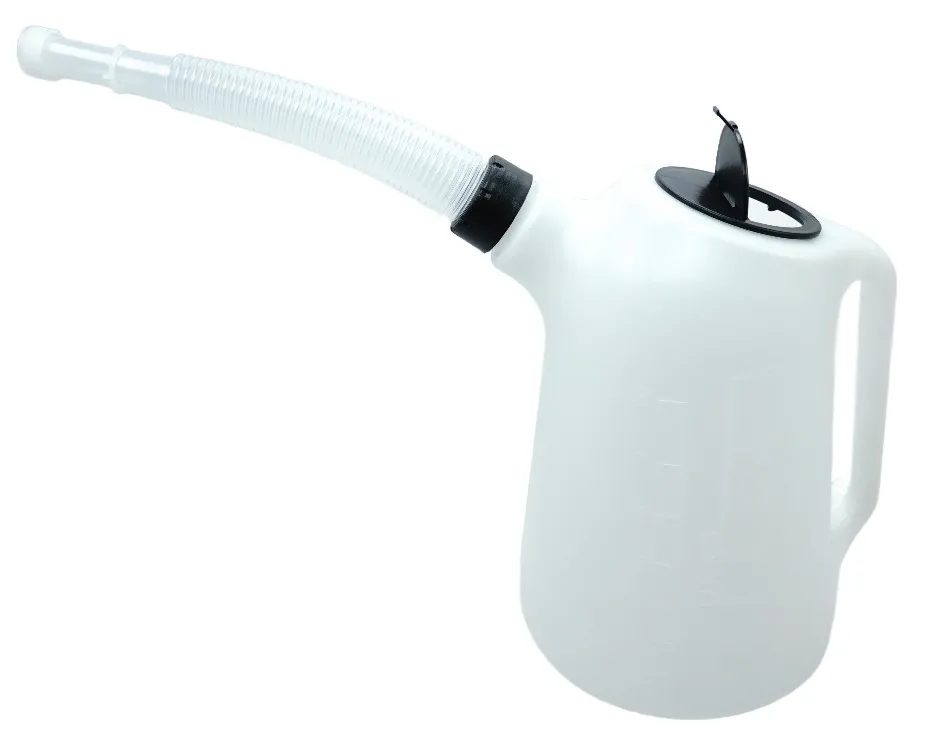 TMP Messbecher 8 Liter mit Flex Auslaufrohr + Deckel - Benzin / Ölfest TMP Messbecher 8 Liter mit Flex Auslaufrohr + Deckel - Benzin / Ölfest
