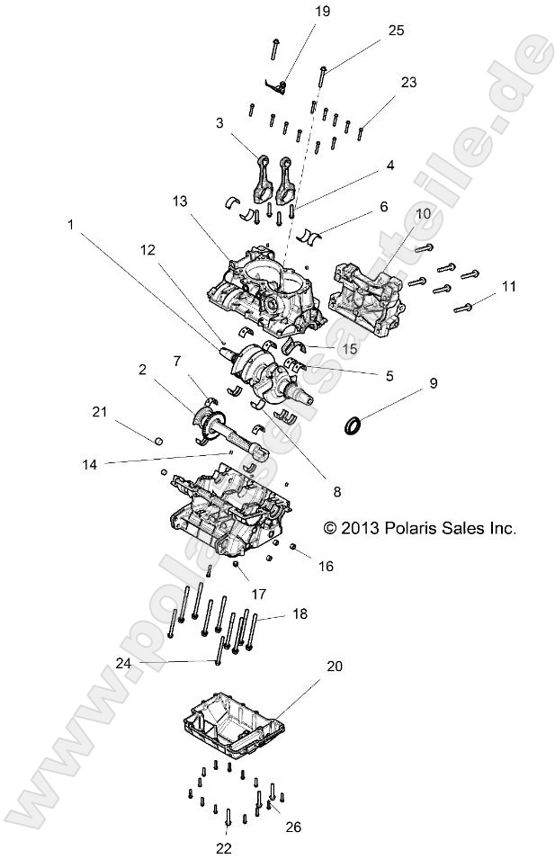 ENGINE, CRANKCASE AND CRANKSHAFT ENGINE, CRANKCASE AND CRANKSHAFT