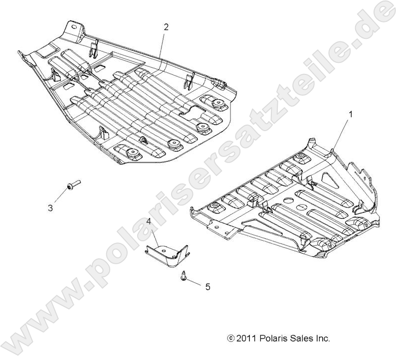 BODY, SKID PLATES