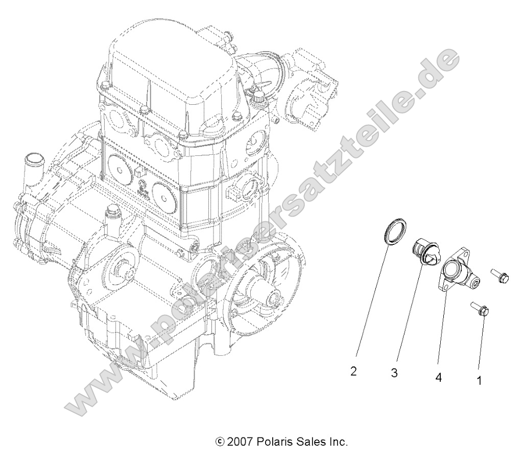 Engine, Cooling System Thermostat