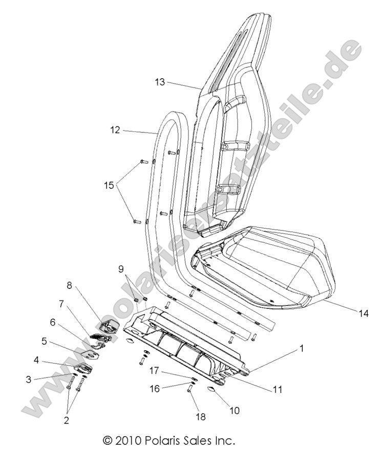BODY, SEAT ASM. BODY, SEAT ASM.
