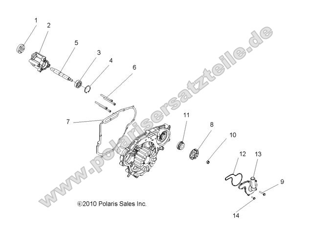 ENGINE, OIL PUMP and WATER PUMP